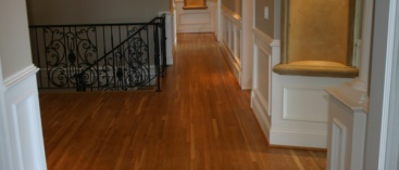 Hallway and Stairs Hardwood Flooring